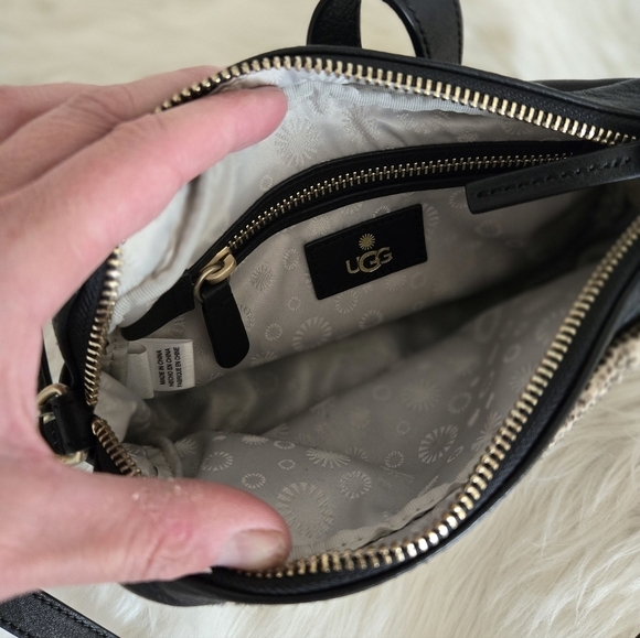 Ugg Australia leather cross body bag | animal print - Picture 4 of 5